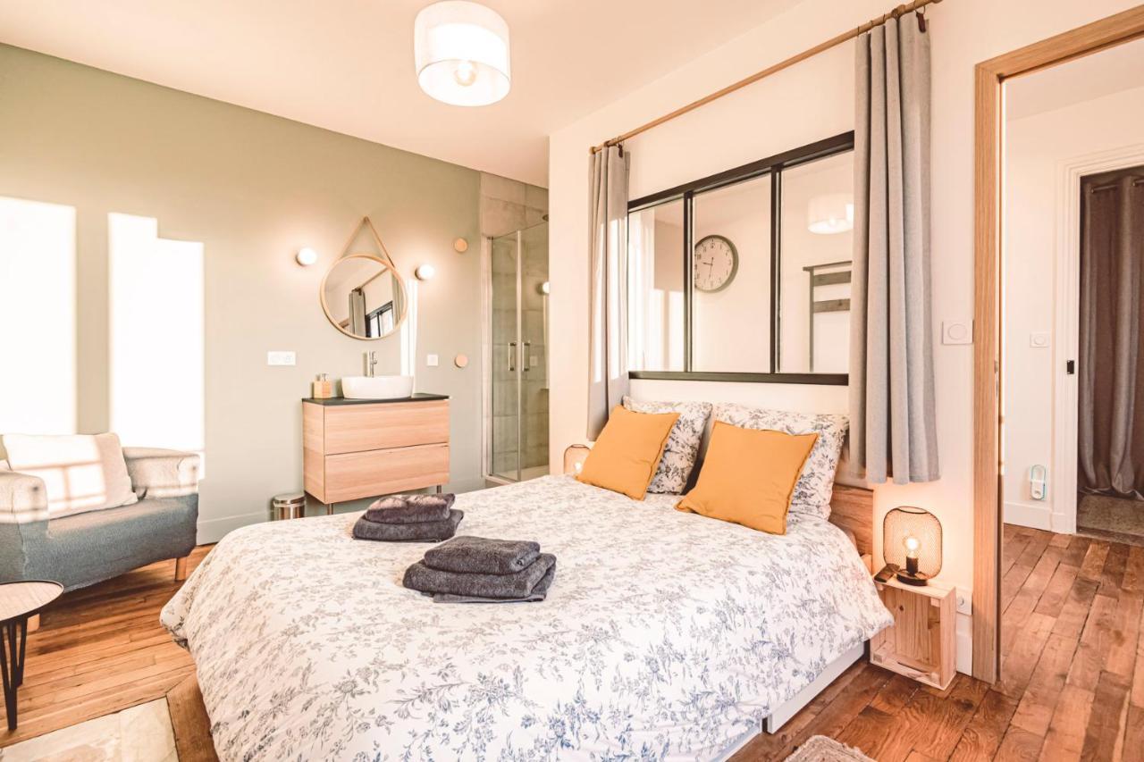 Charme De L'Ancien Pour Cet Appartement Entierement Renove Dans L'Hypercentre De 랭스 외부 사진