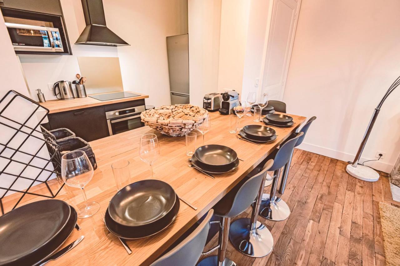 Charme De L'Ancien Pour Cet Appartement Entierement Renove Dans L'Hypercentre De 랭스 외부 사진
