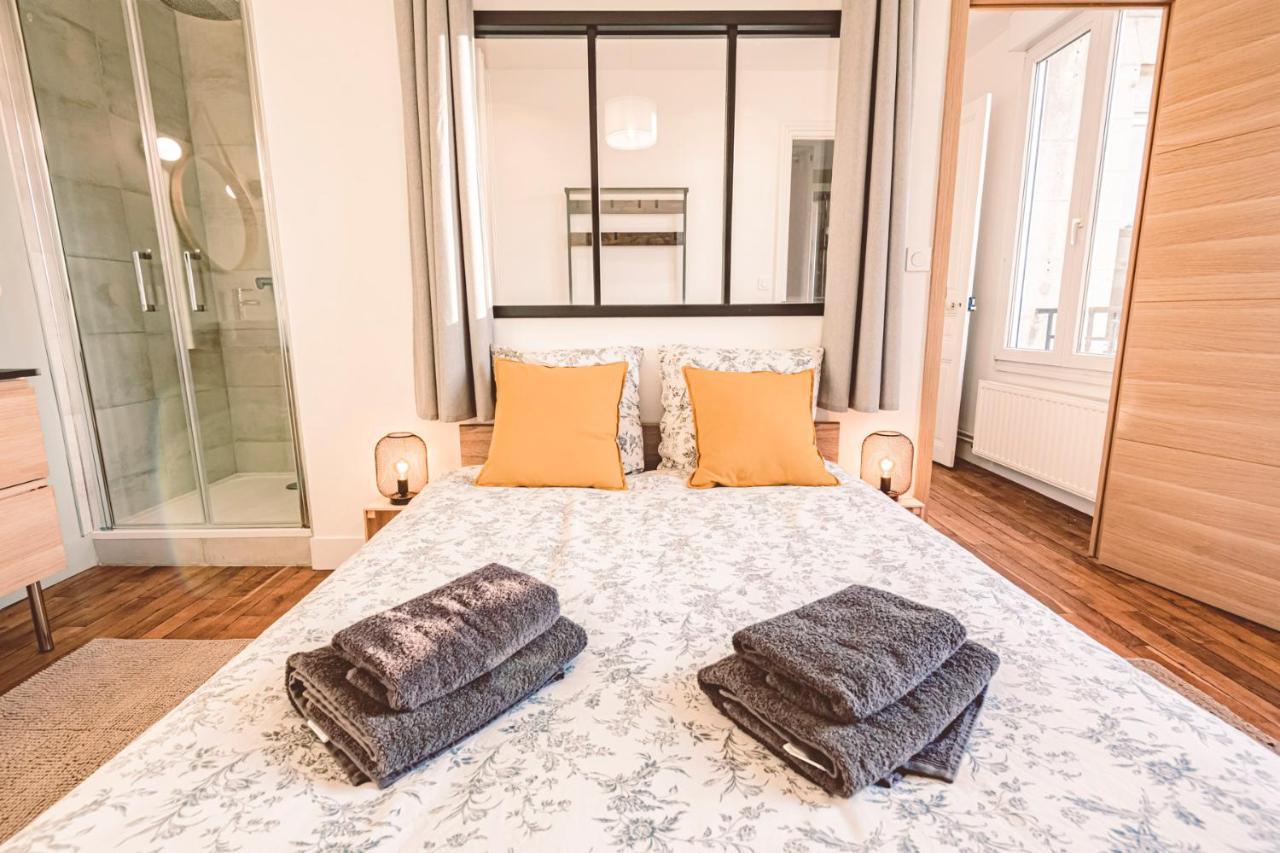 Charme De L'Ancien Pour Cet Appartement Entierement Renove Dans L'Hypercentre De 랭스 외부 사진