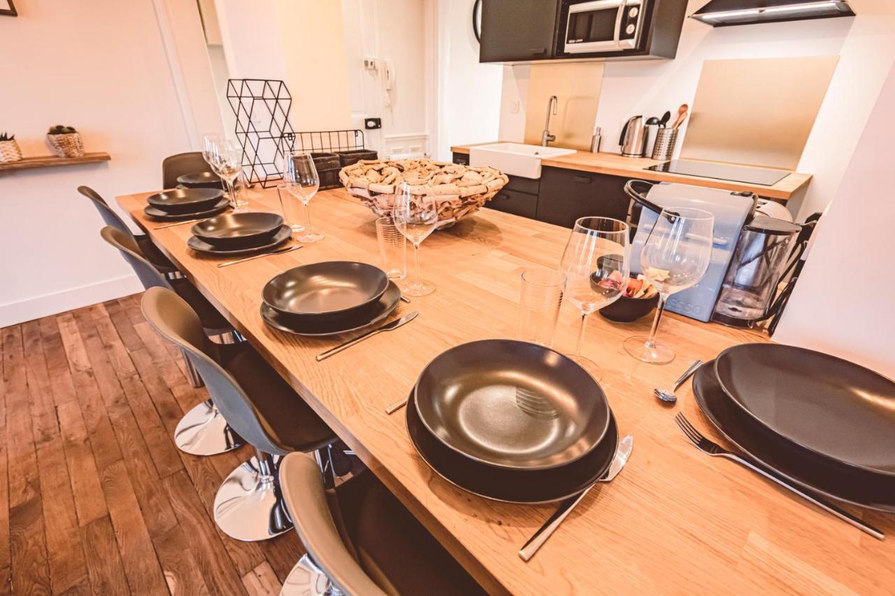 Charme De L'Ancien Pour Cet Appartement Entierement Renove Dans L'Hypercentre De 랭스 외부 사진